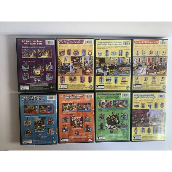 The Sims 2 PC Collection Expansion Pack & Stuff Lot of 8 PC Games - Picture 2 of 13